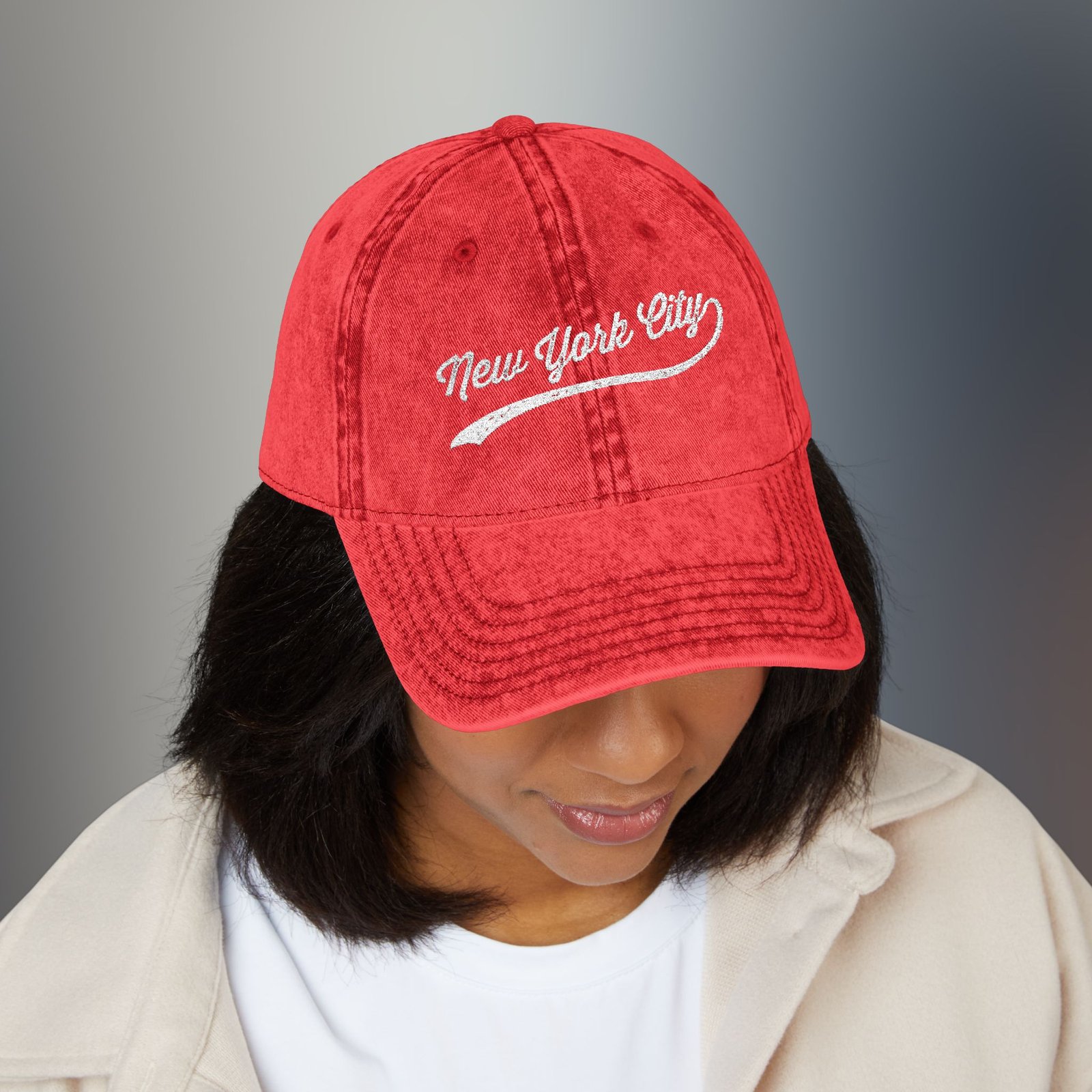 New York City Embroidered Baseball Hat - Image 3