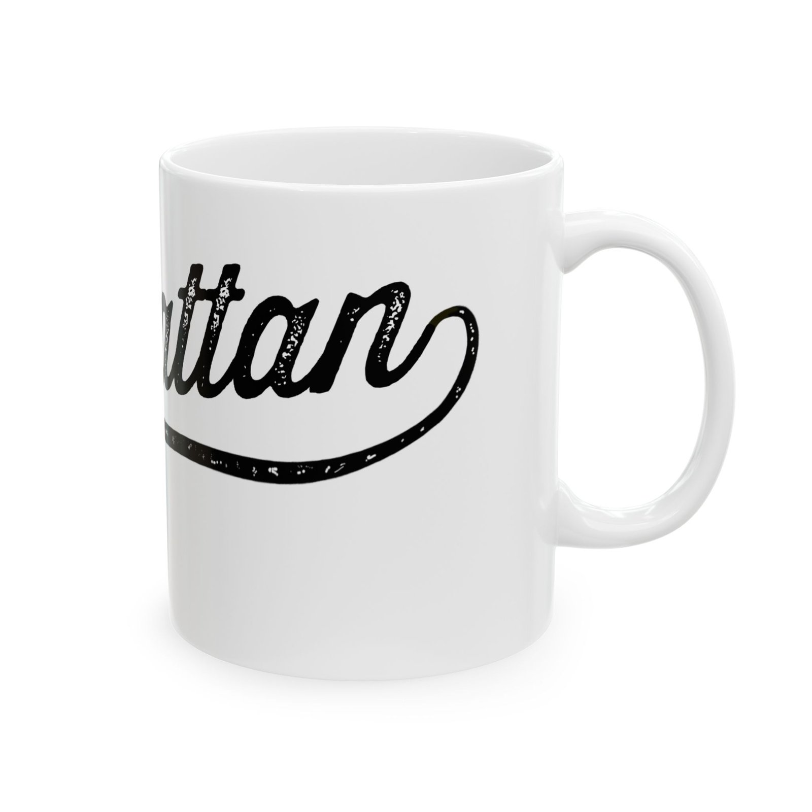 Manhattan White Ceramic Mug (11oz, 15oz) - Image 3
