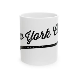 NYC White Ceramic Mug  (11oz, 15oz)