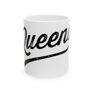 Queens White Ceramic Mug (11oz, 15oz)