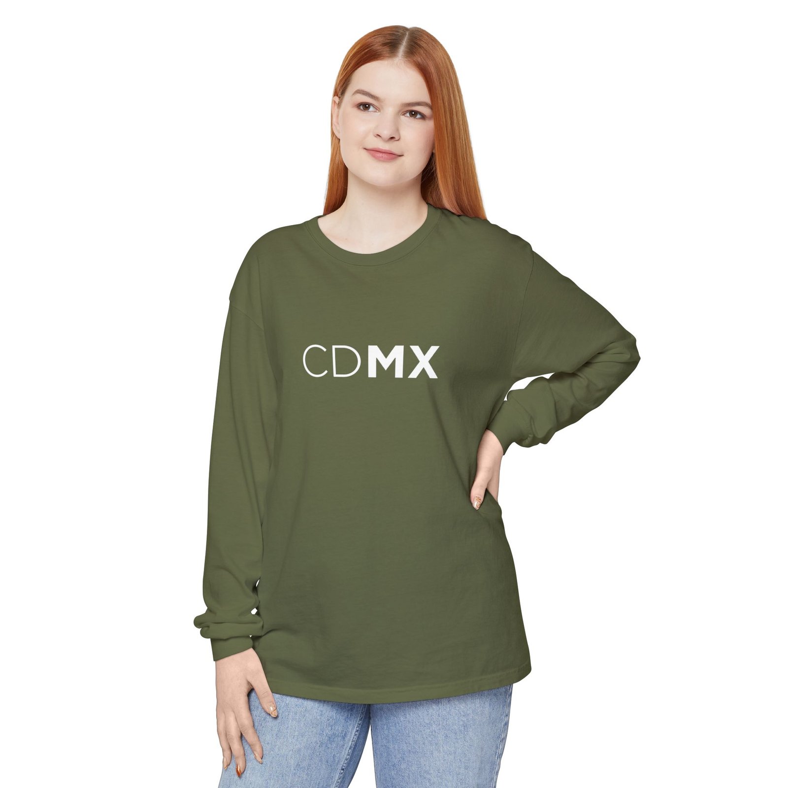 CDMX Logo Long Sleeve T-Shirt, Ciudad de México Apparel, Angel Back Urban Streetwear - Image 22