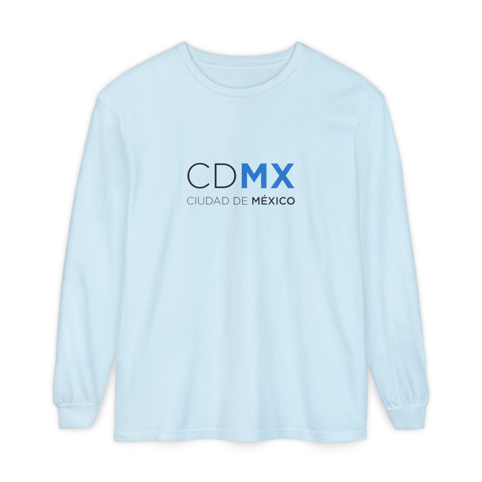 CDMX Logo Long Sleeve T-Shirt, Ciudad de México Apparel, Angel Back Urban Streetwear Full Logo - Image 15