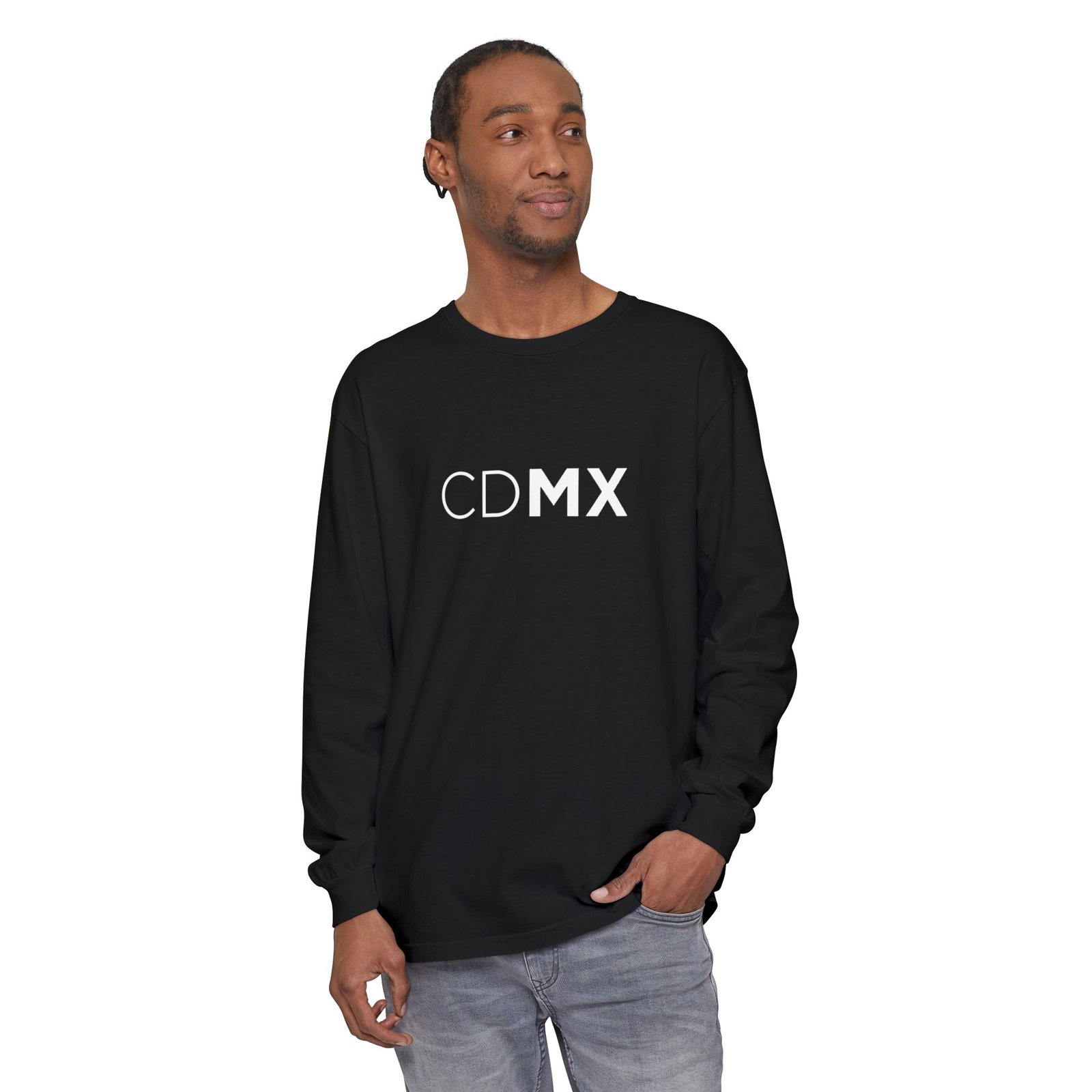 CDMX Logo Long Sleeve T-Shirt, Ciudad de México Apparel, Angel Back Urban Streetwear - Image 36
