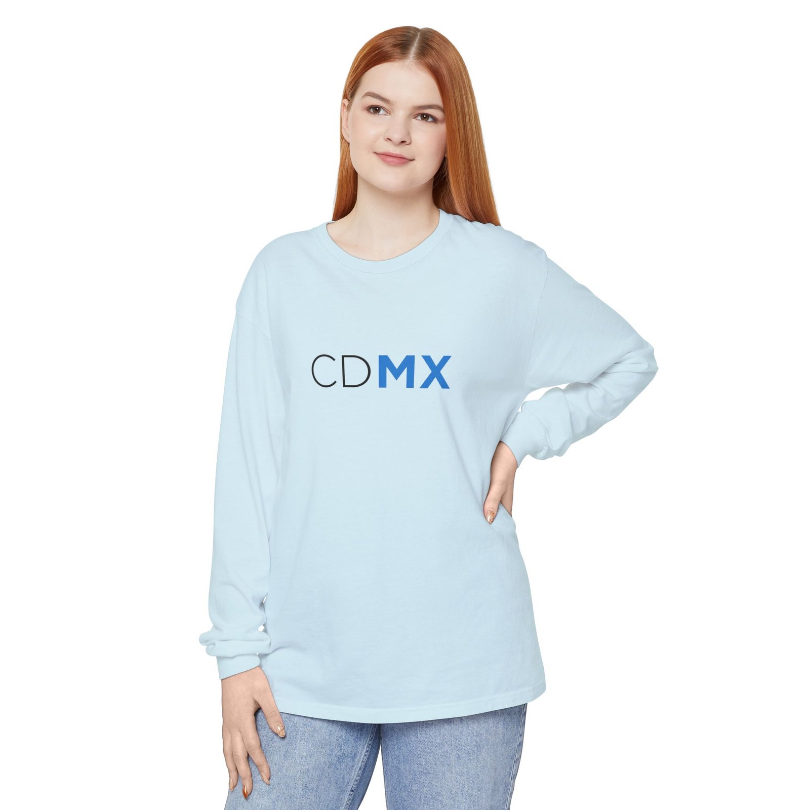 CDMX Logo Long Sleeve T-Shirt, Ciudad de México Apparel, Angel Back Urban Streetwear - Image 13