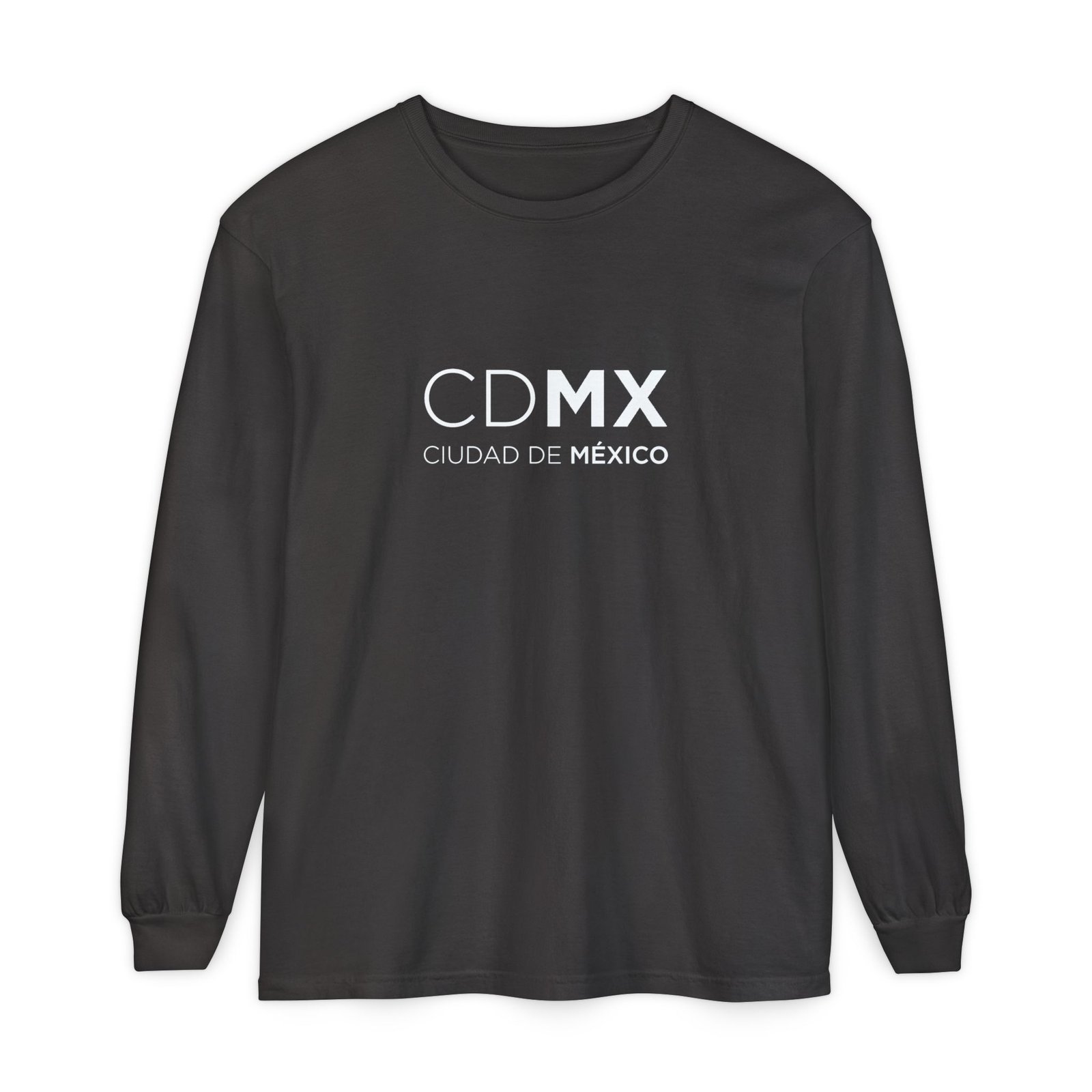 CDMX Logo Long Sleeve T-Shirt, Ciudad de México Apparel, Angel Back Urban Streetwear Full Logo - Image 32