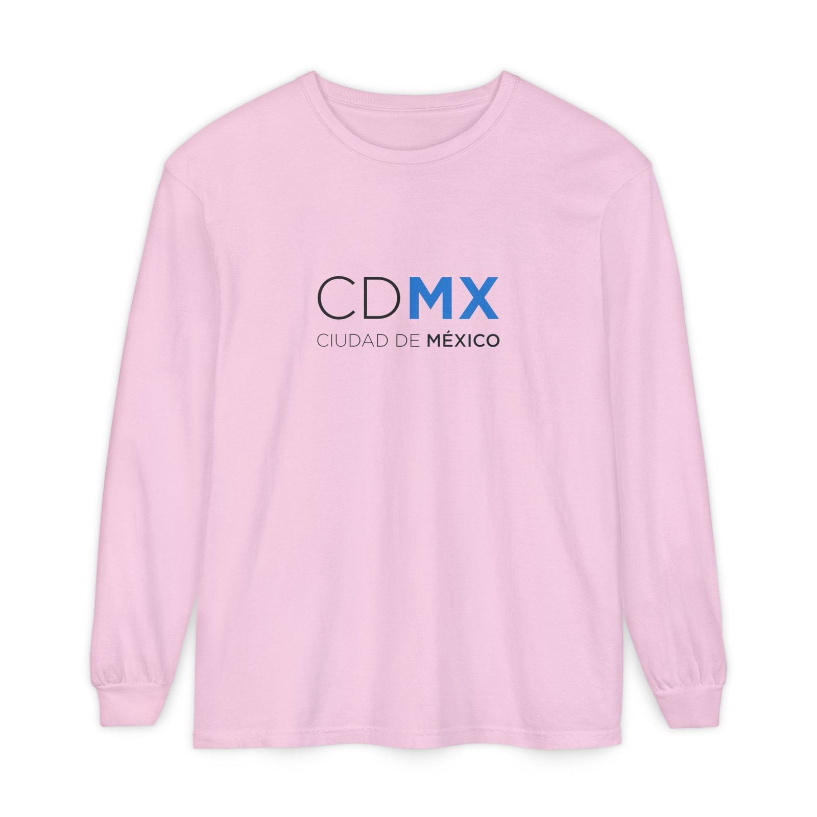 CDMX Logo Long Sleeve T-Shirt, Ciudad de México Apparel, Angel Back Urban Streetwear Full Logo - Image 18