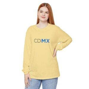 CDMX Logo Long Sleeve T-Shirt, Ciudad de México Apparel, Angel Back Urban Streetwear