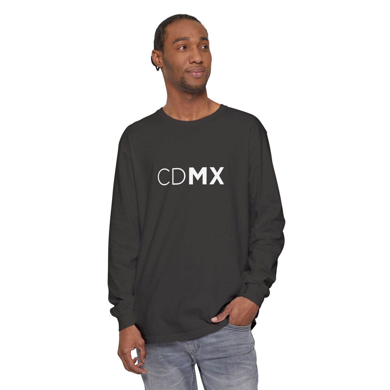 CDMX Logo Long Sleeve T-Shirt, Ciudad de México Apparel, Angel Back Urban Streetwear - Image 33